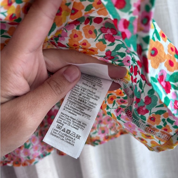 J. Crew Smocked Floral Tank - Picture 2 of 6